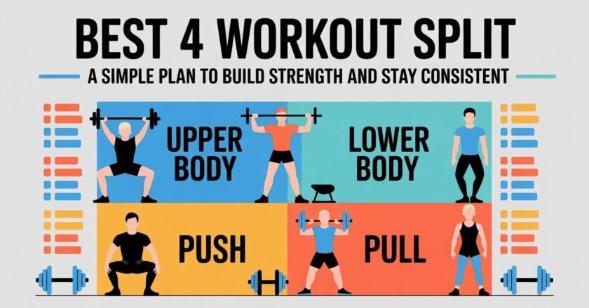 Best 4 Day Workout Split: A Simple Plan to Build Strength and Stay Consistent