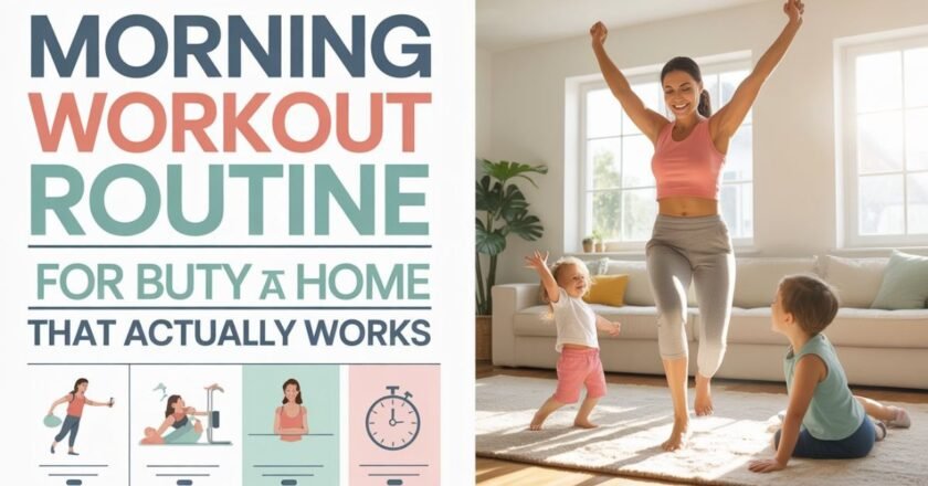 Morning Workout Routine for Busy Moms at Home That Actually Works