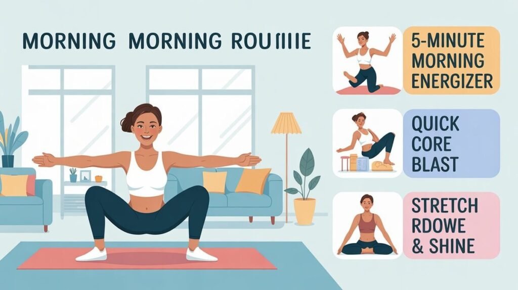 Simple Morning Workout Routine for Busy Moms at Home