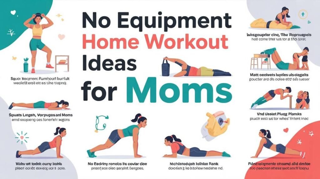 No Equipment Home Workout Ideas for Moms