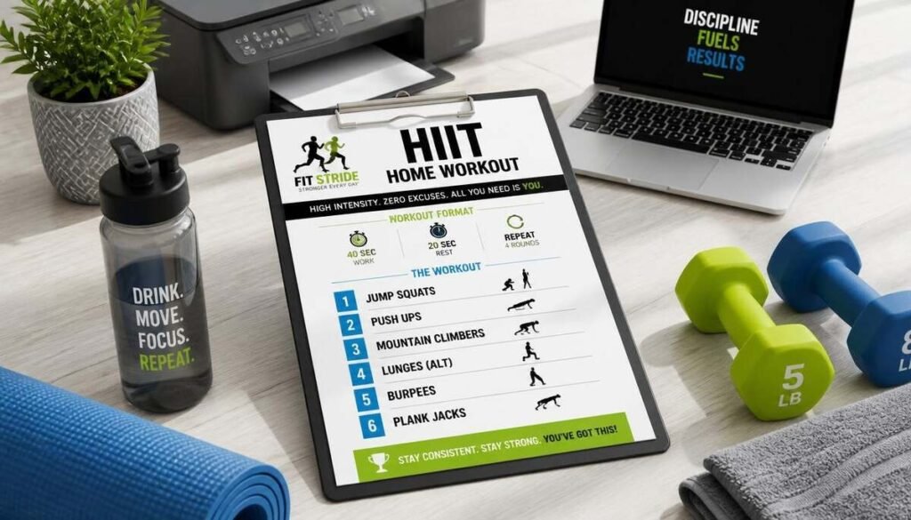 How to Use This HIIT Home Workout