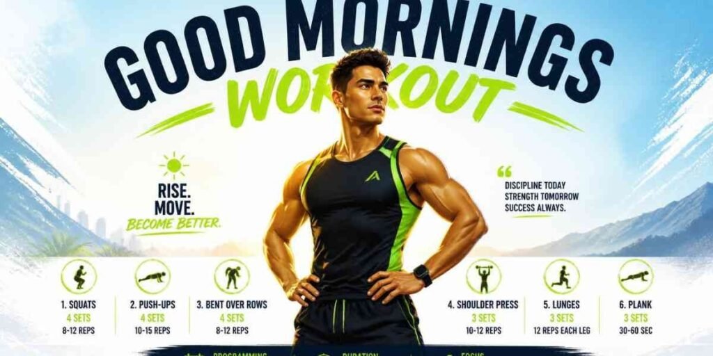 good mornings sets and reps guide