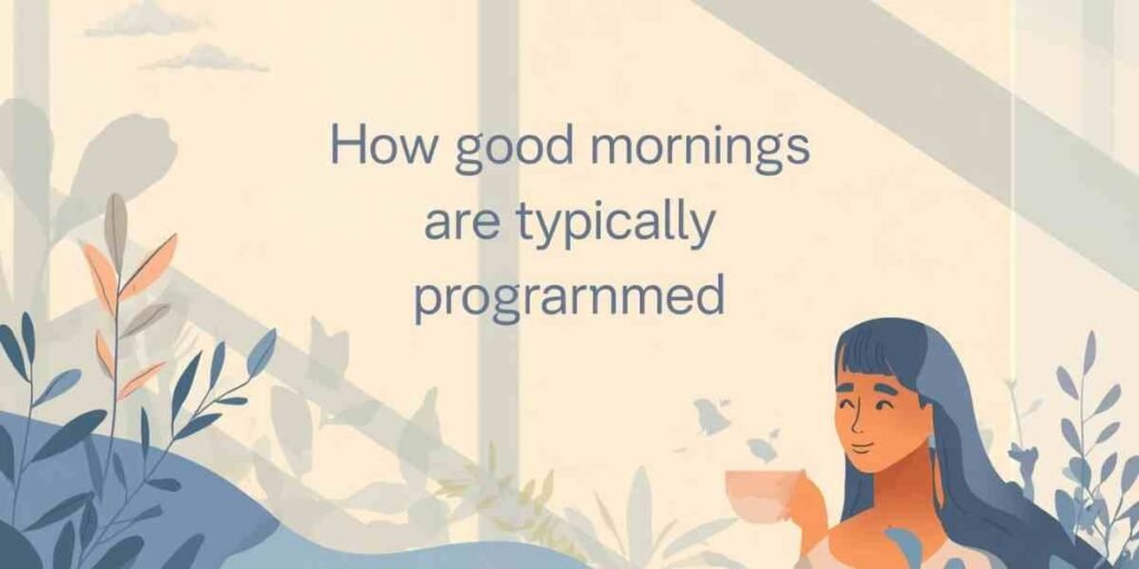 how to program good mornings exercise