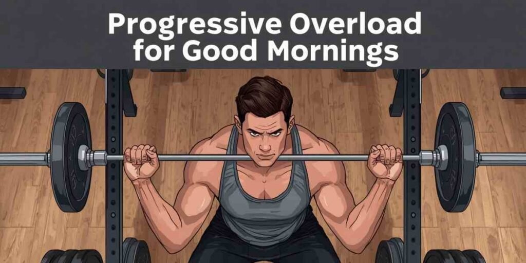 progressive overload good mornings exercise