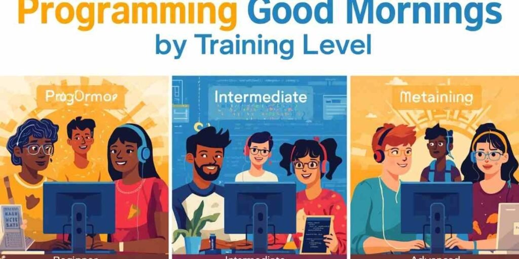 good mornings programming by training level